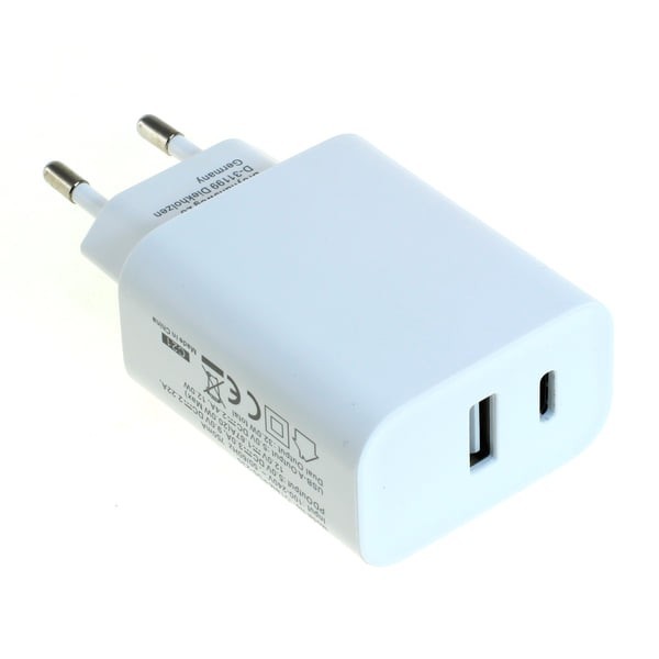 Ladegerät USB Dual USB-C f. iPhone 13