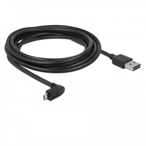 USB Ladekabel Datenkabel 3m 90° f. Garmin DashCam Mini