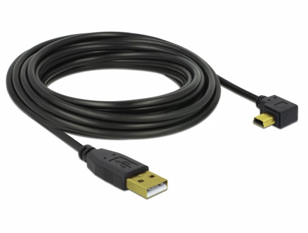 USB Autoladekabel 90° 5m f.  Mio MiVue J85