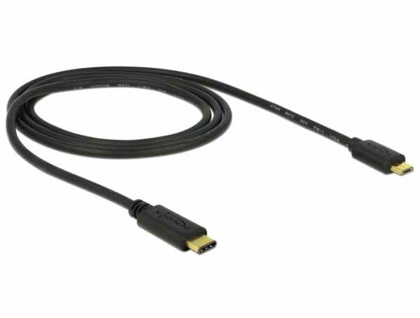 Ladekabel 2m mit USB-C vergoldet für Blaupunkt TravelPilot 53 CE LMU